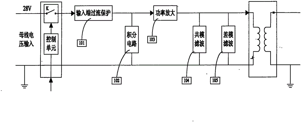 Protective device for inhibiting power-on surge current