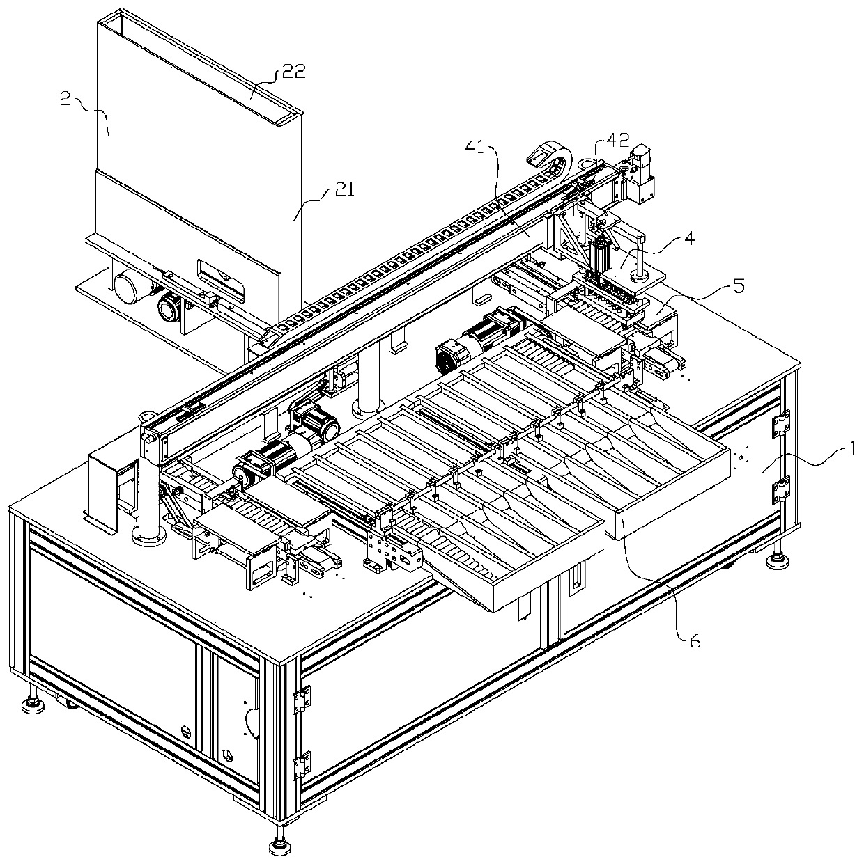 Automatic sorting equipment for cylindrical lithium batteries