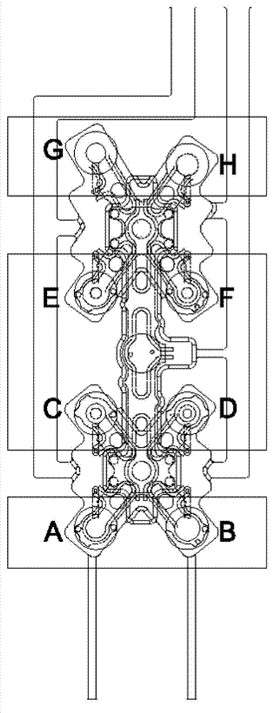 Big panel die of air conditioning cabinet and manufacturing method of big panel die of air conditioning cabinet