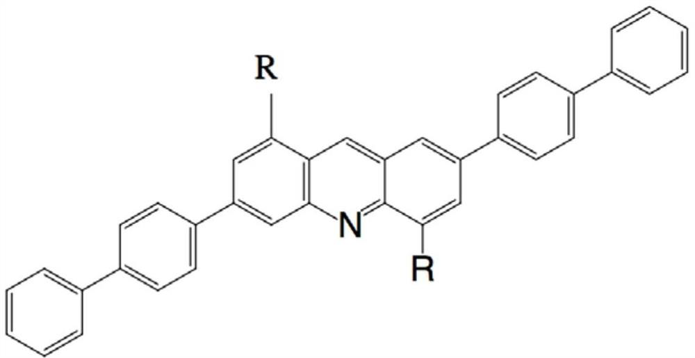 Thermally activated delayed fluorescent blue light material, its synthesis method and application