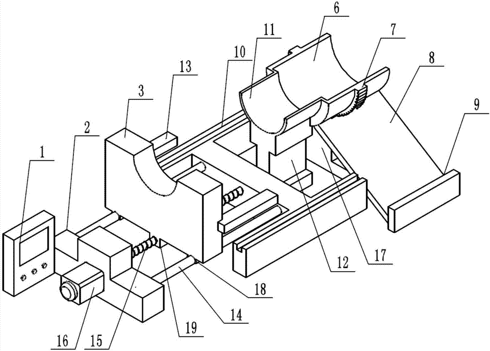 Device for taking bearing ring casting part out