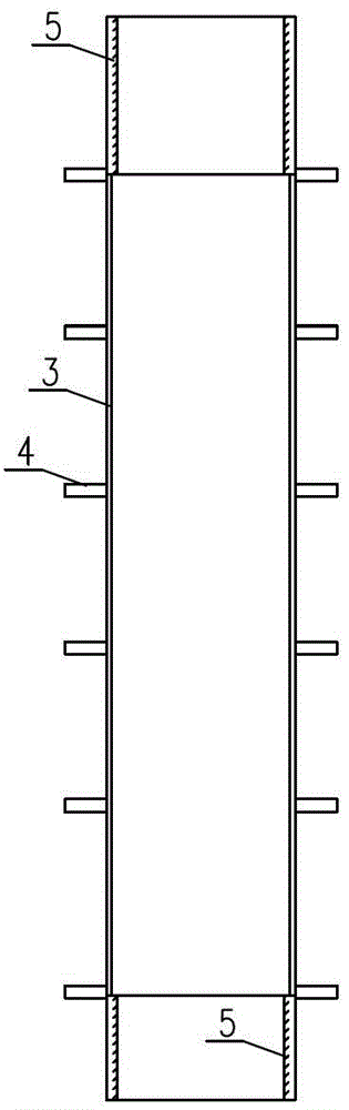 Built-in installation platform for bridge tower lightning rod and method for installing lightning rod with it