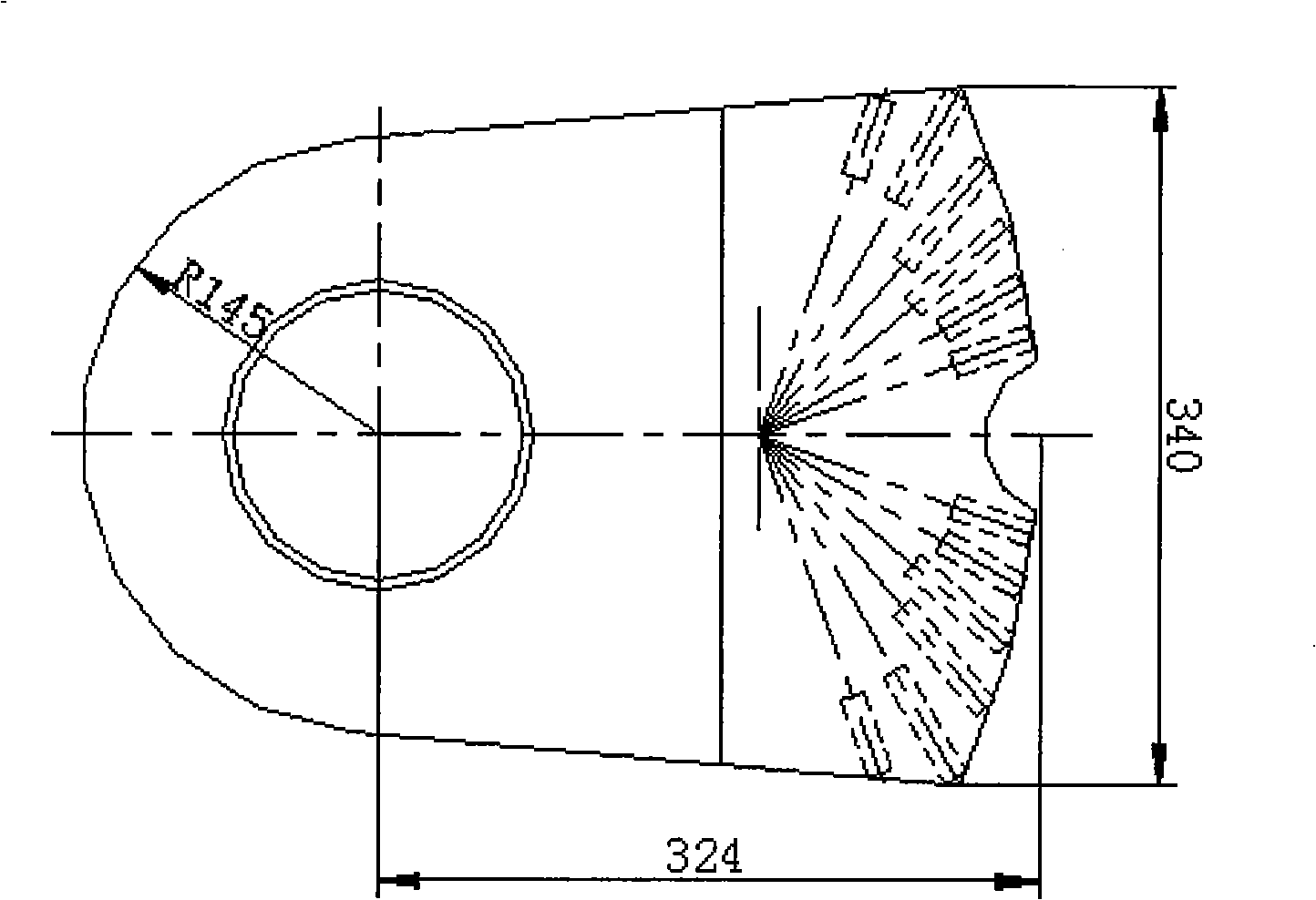 Composite material hammer head of crusher and method for casting same