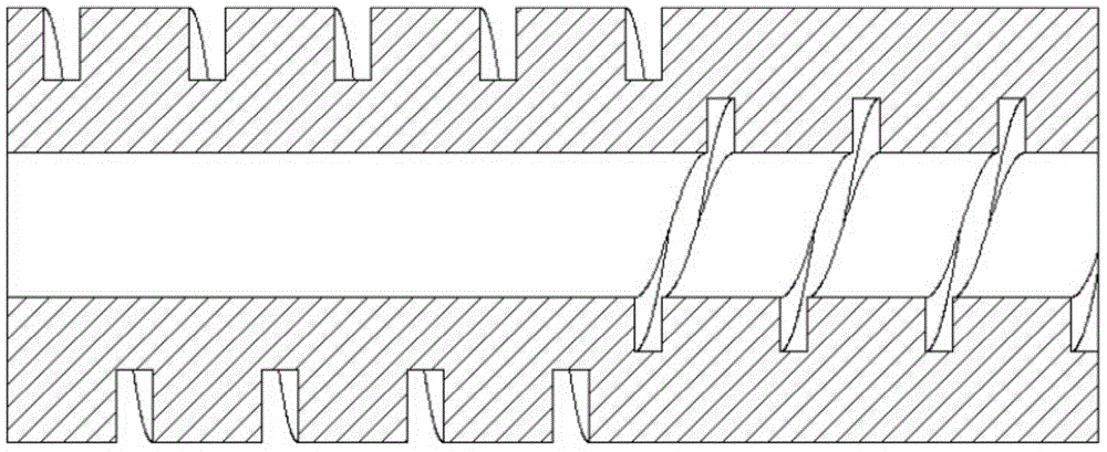 Square-section spring mechanism with adjustable rigidity