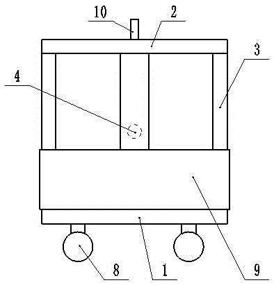 Ground wire storage frame