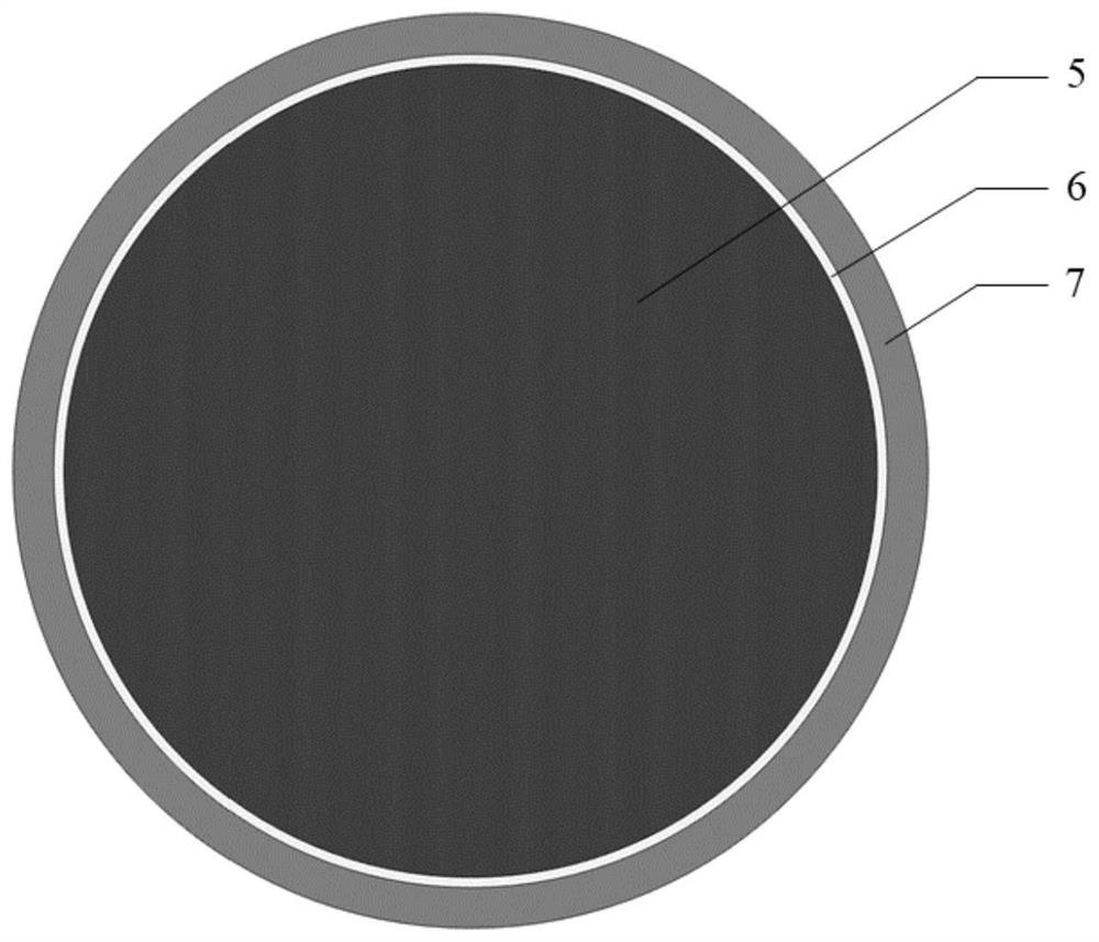 Compact space reactor core structure suitable for passive starting