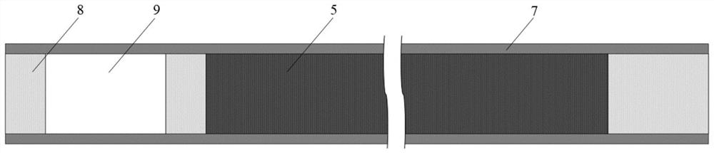 Compact space reactor core structure suitable for passive starting