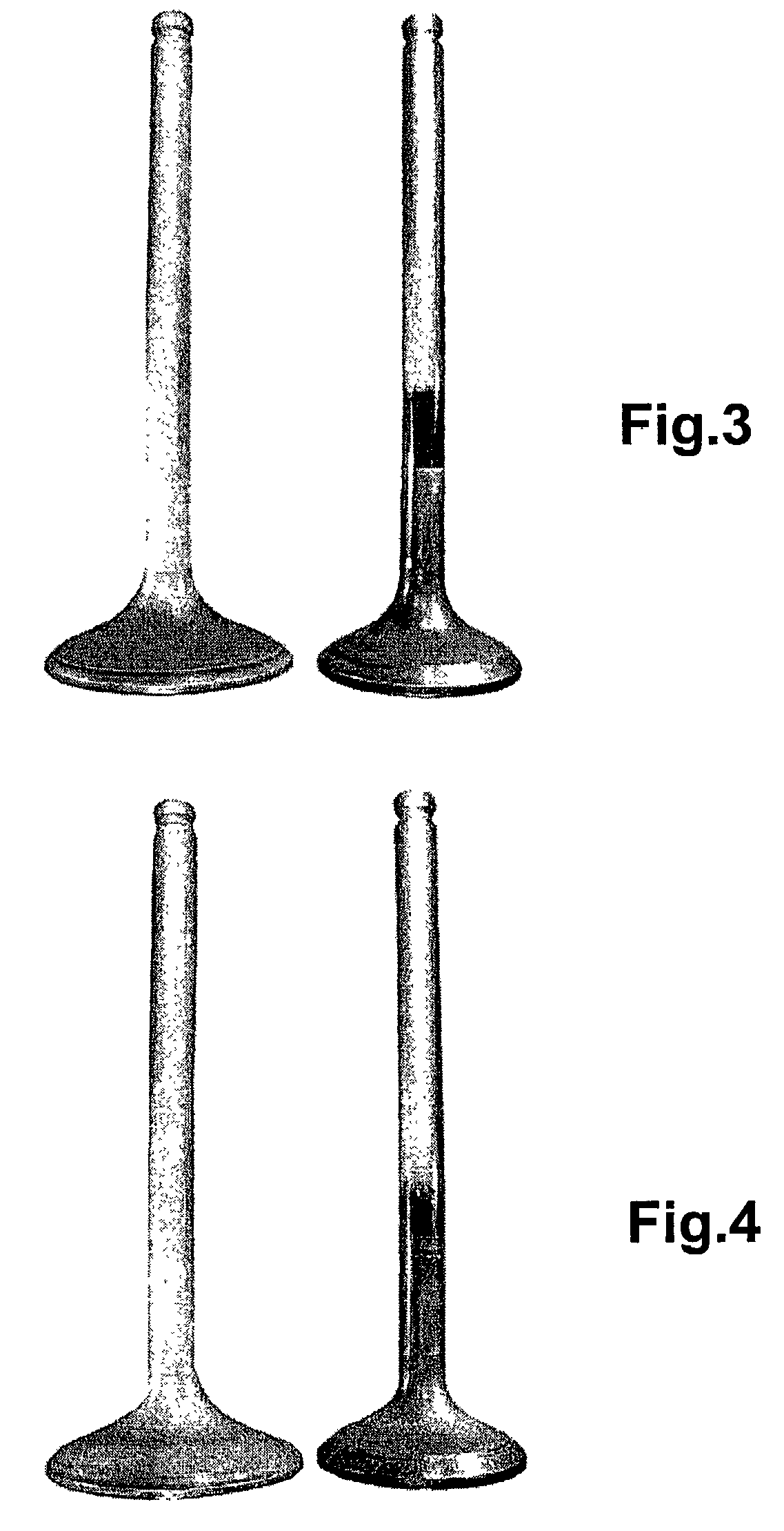 Chrome plated engine valve