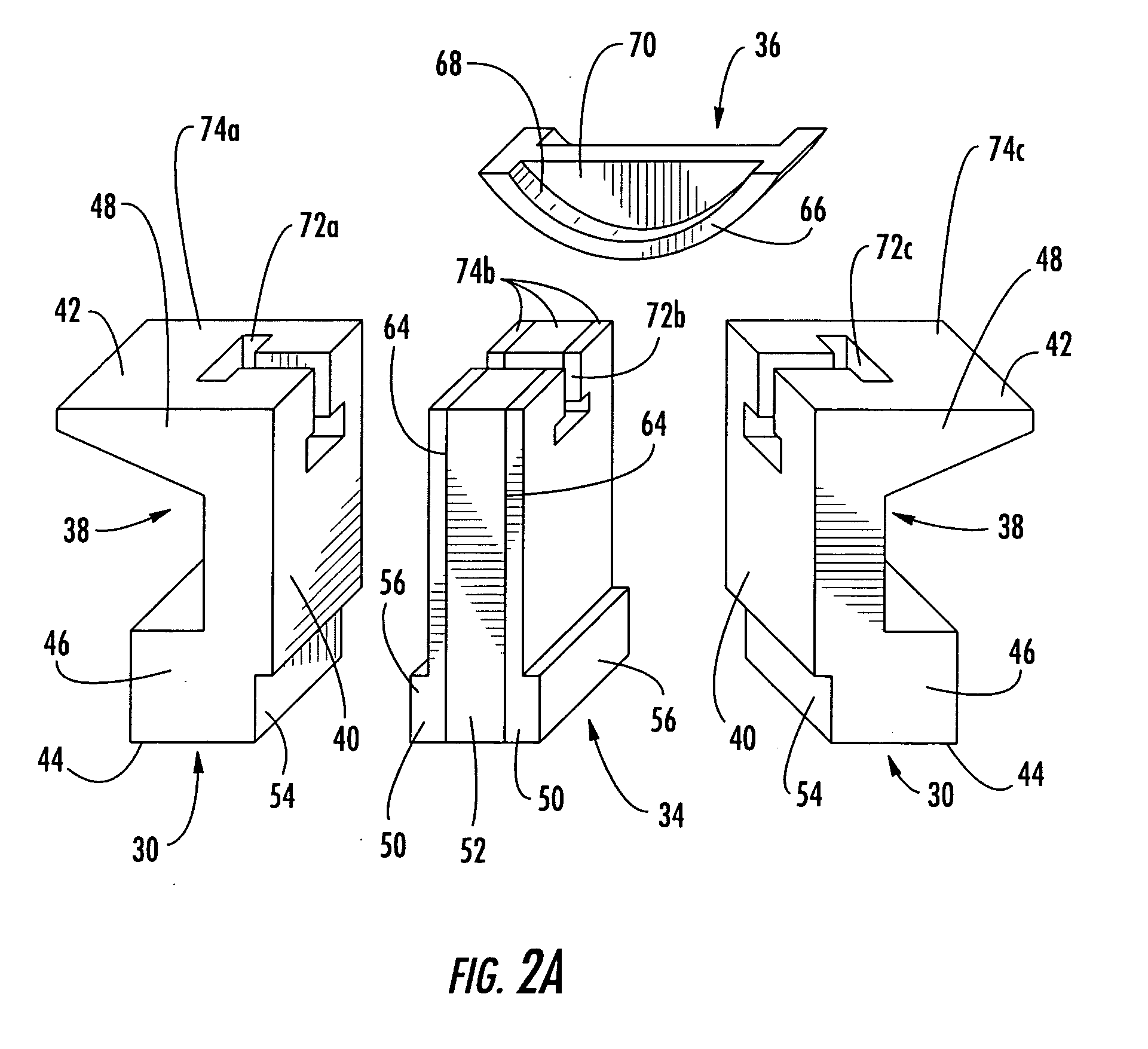 Locking spacer assembly for slotted turbine component