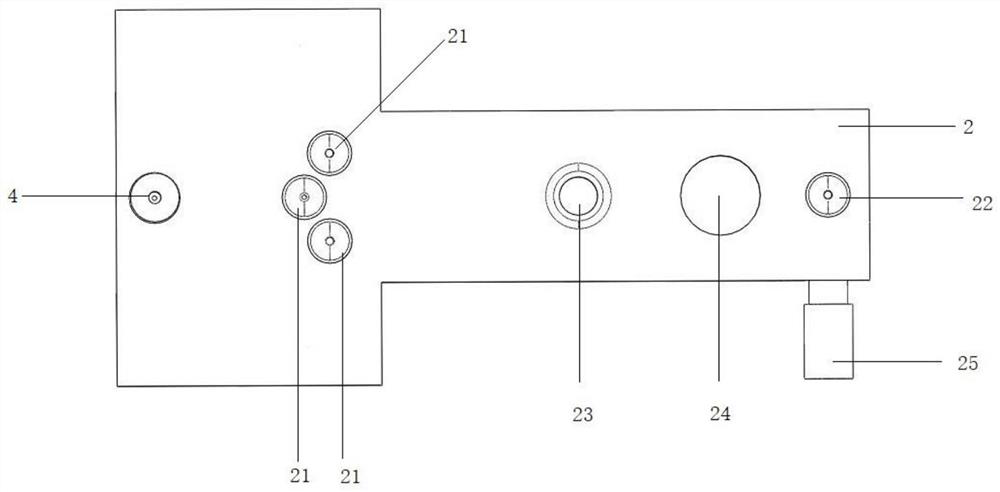 Liquid detection switching device