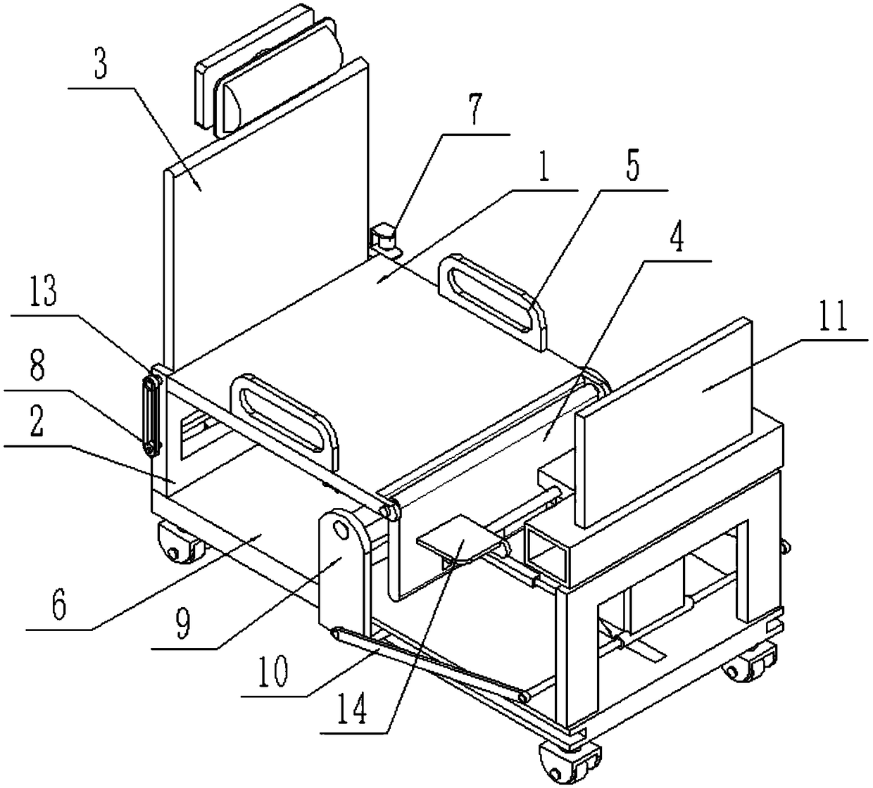 Multifunctional seat for medical care