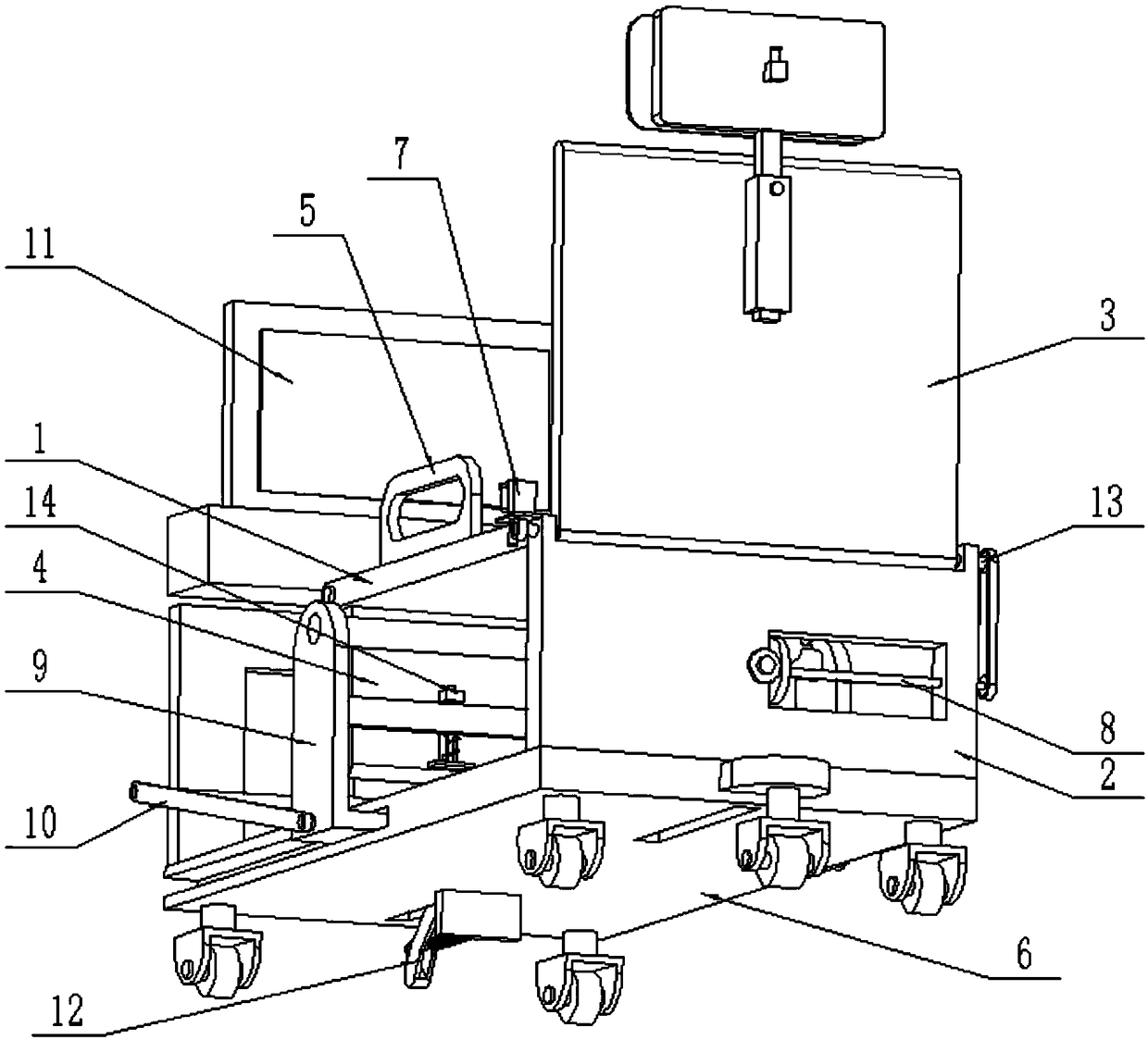 Multifunctional seat for medical care