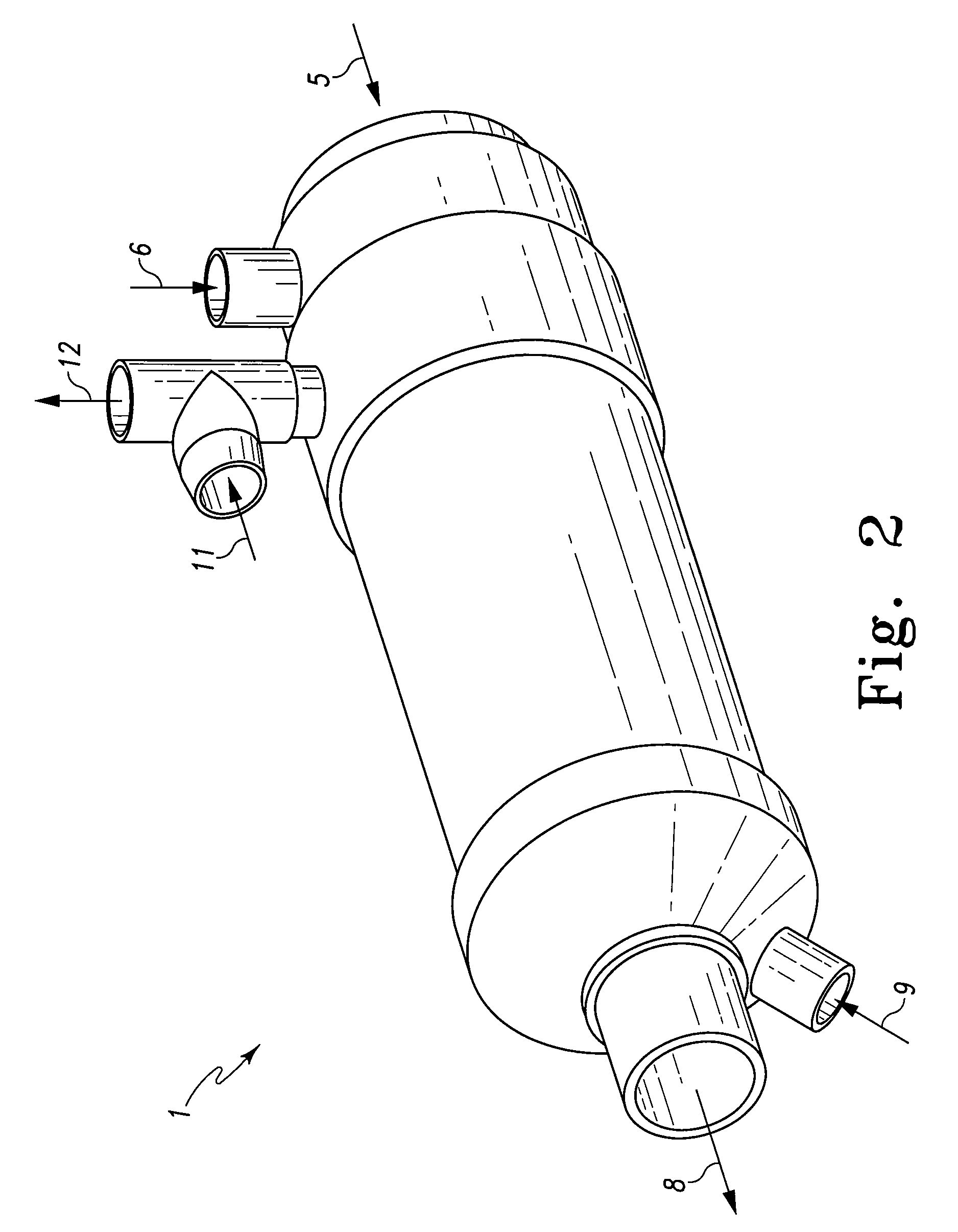 Compact air preheater for solid oxide fuel cell systems