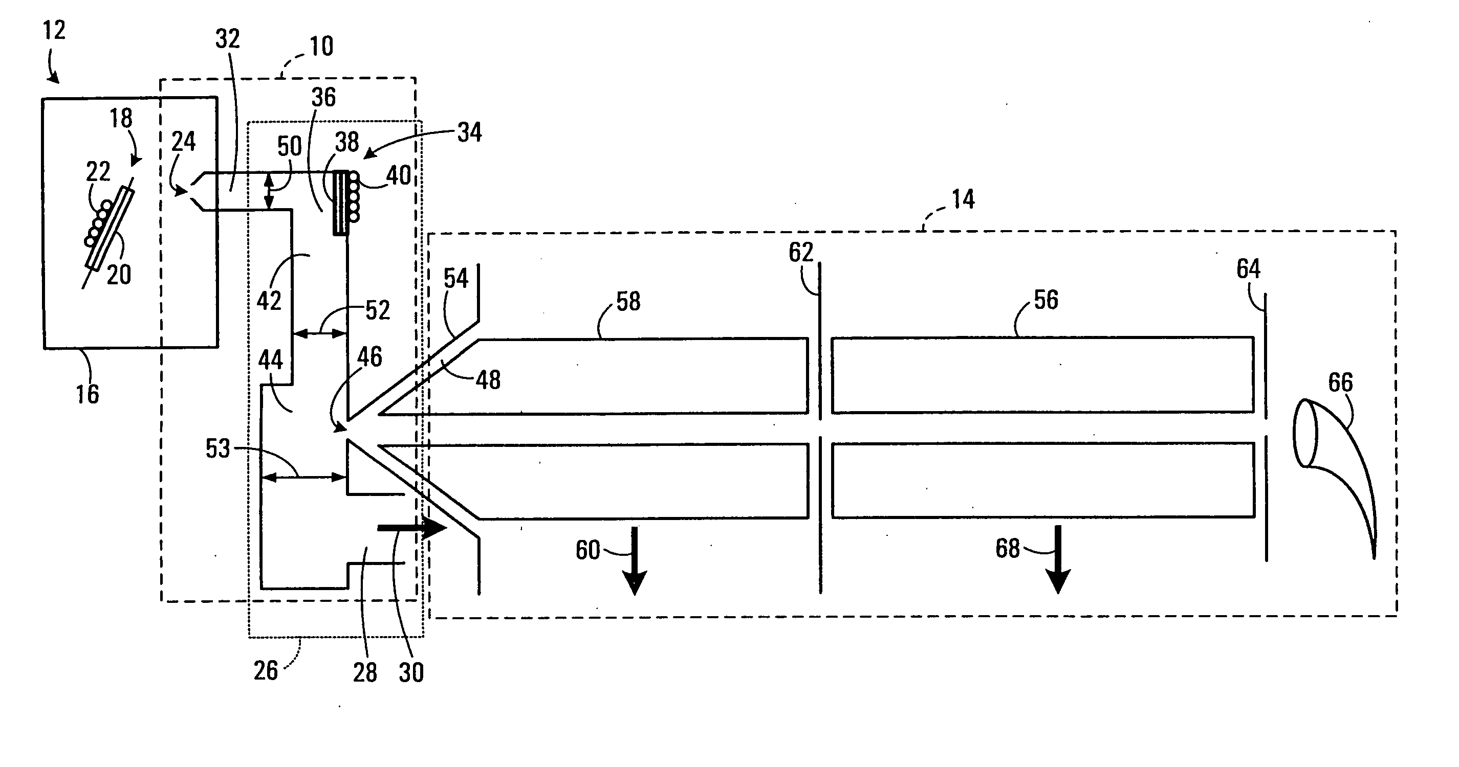 Mass spectrometer interface