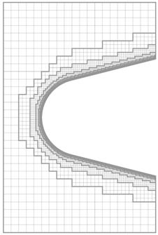 Self-adaptive grid disturbance domain updating acceleration method for aircraft aerodynamic characteristic prediction