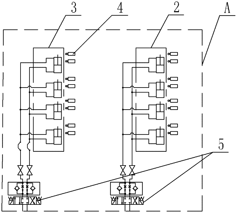 Hydraulic synchronous jacking system