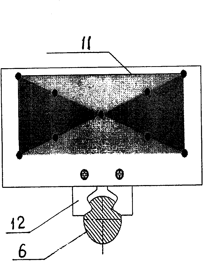 Contact network key position dynamic offset detection method and device thereof