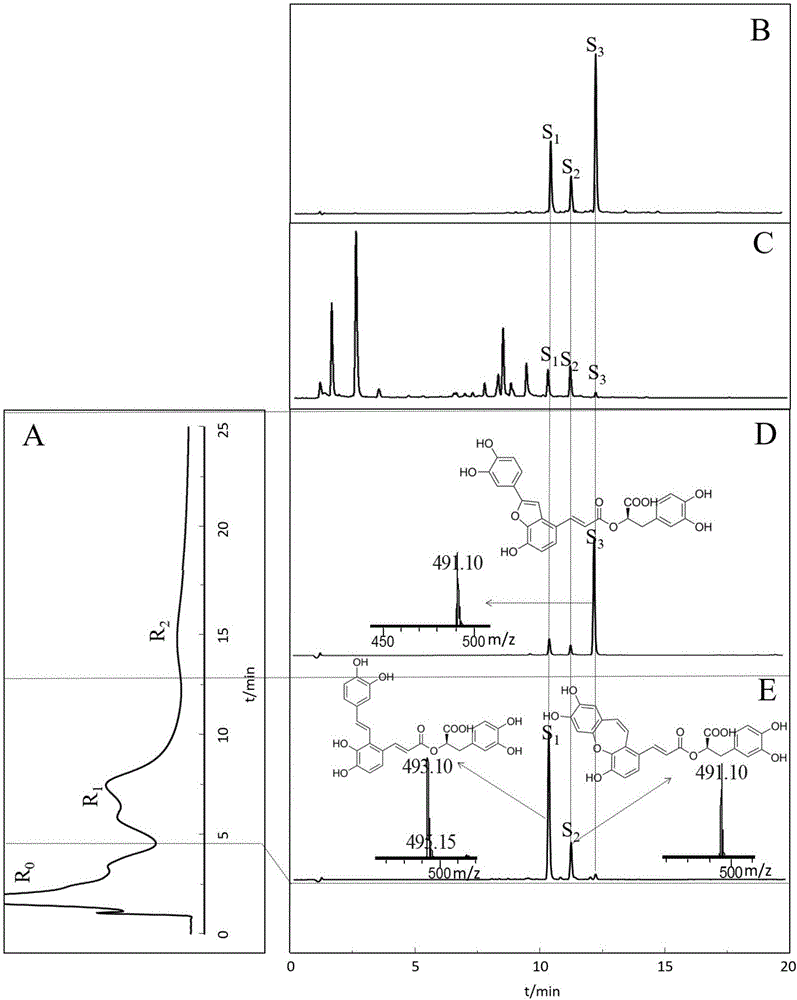 Cell membrane chromatographic column for identifying microscale target component in complex sample and preparation method thereof, and identification method of target component