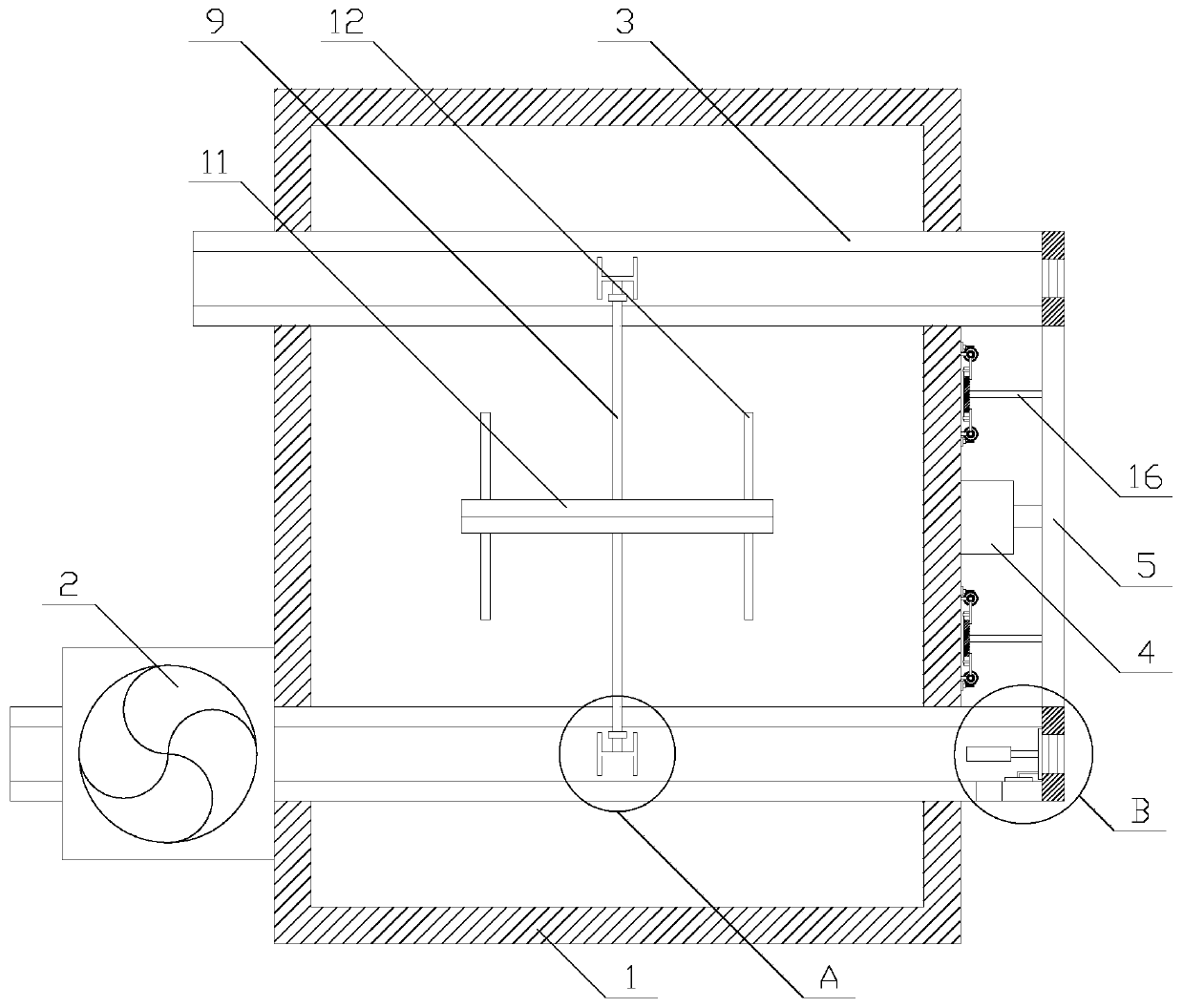 Heat preservation type ventilation system used for home furnishing and convenient and fast to operate