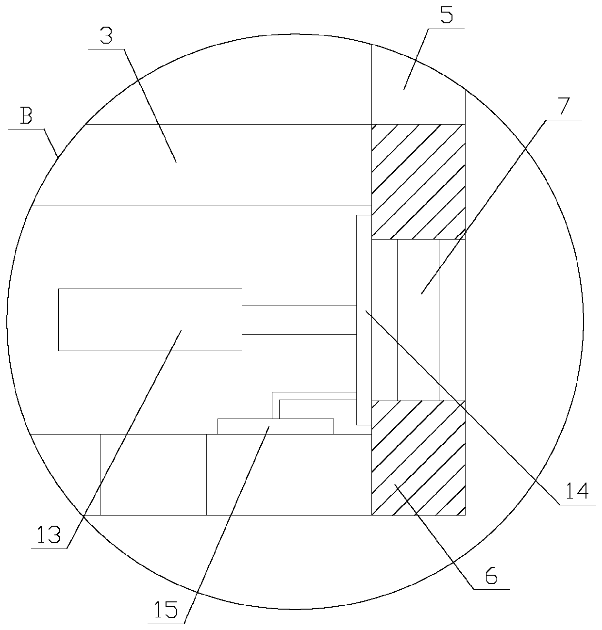 Heat preservation type ventilation system used for home furnishing and convenient and fast to operate