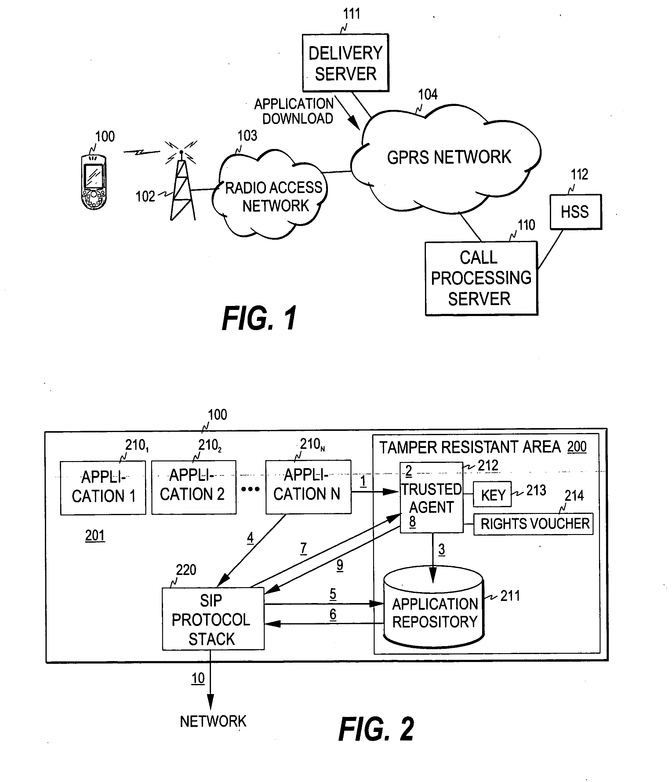 Control of terminal applications in a network environment