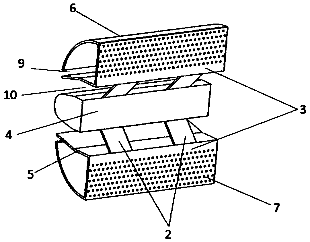 Head device of a trapped vortex combustor and its working method