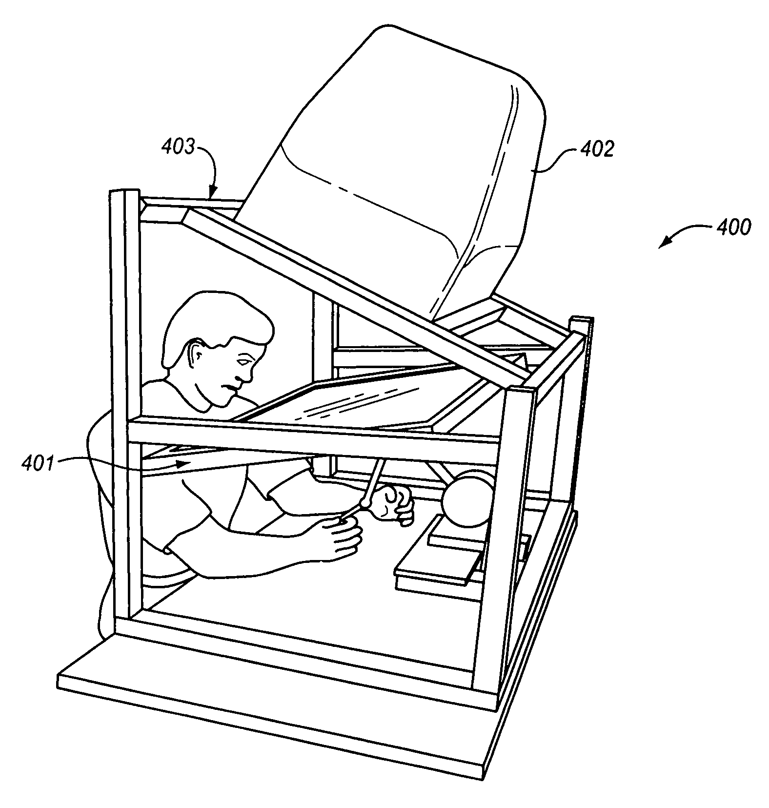 Terminal device for presenting an improved virtual environment to a user