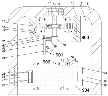 A multi-axis laser cutting device