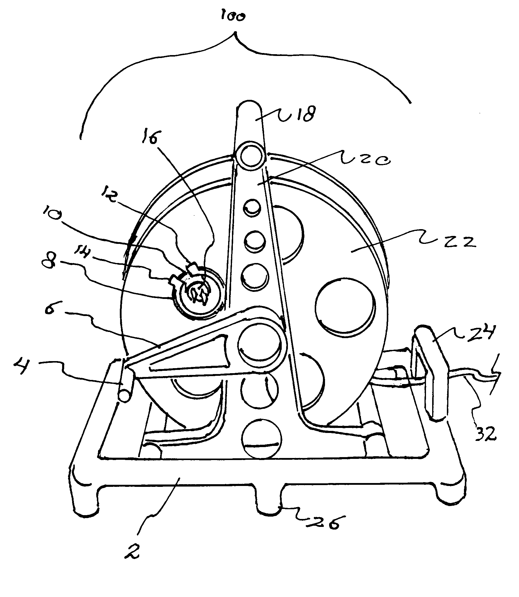 Electric cord reel