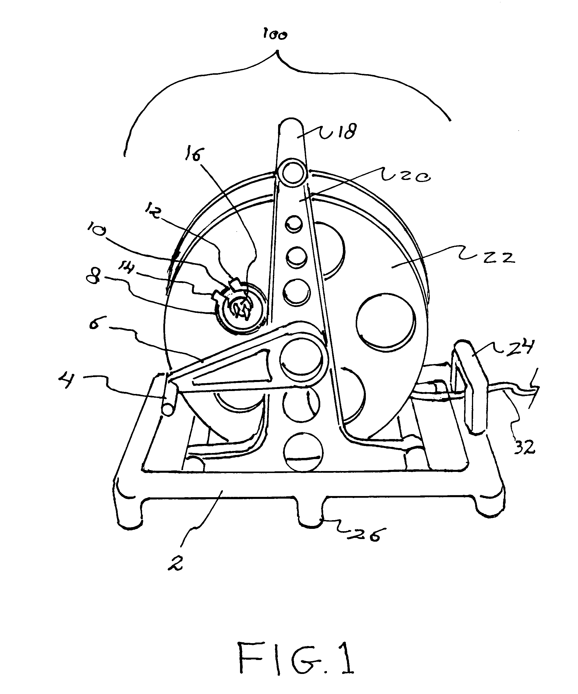 Electric cord reel