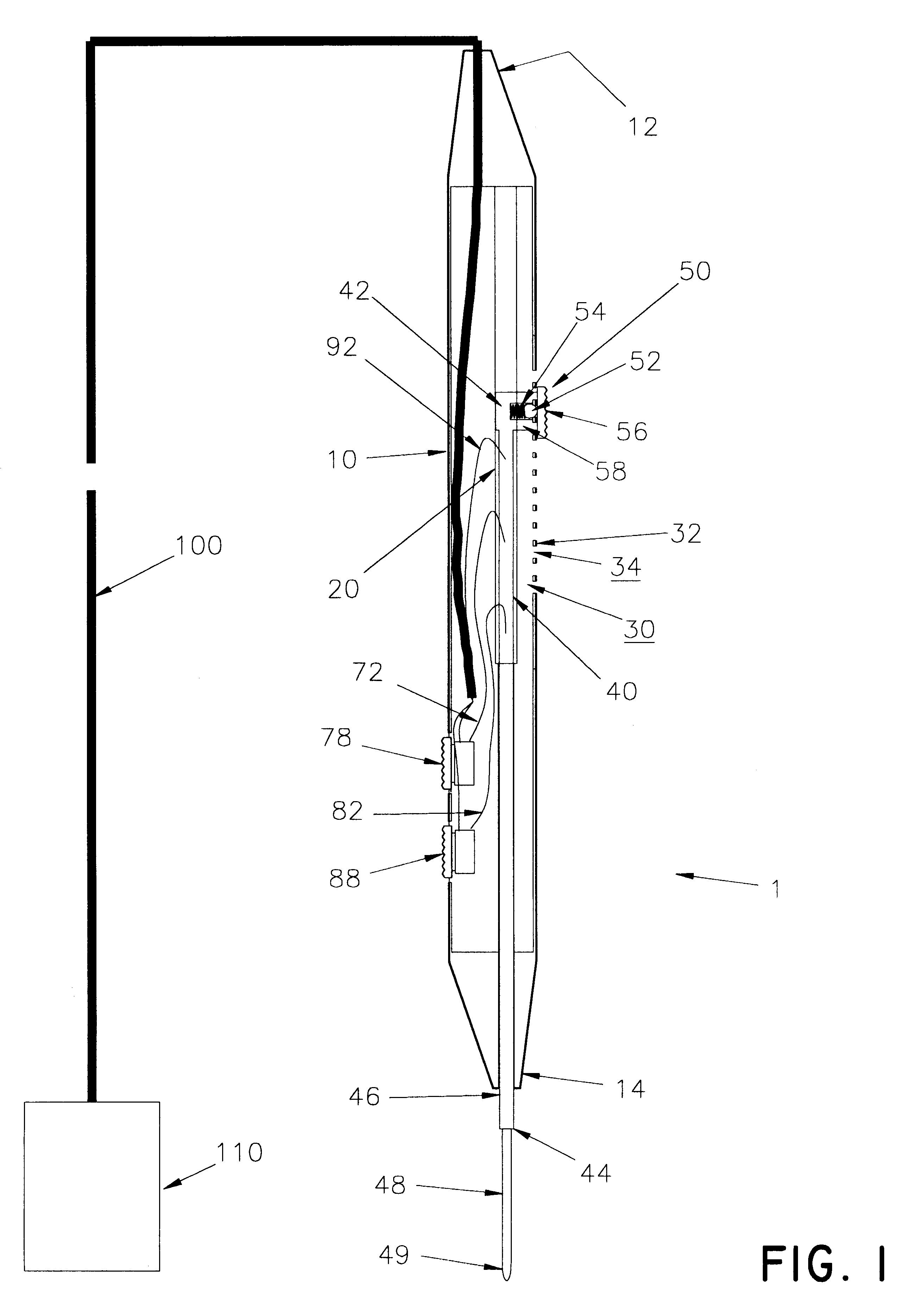 Adjustable electrocautery surgical apparatus