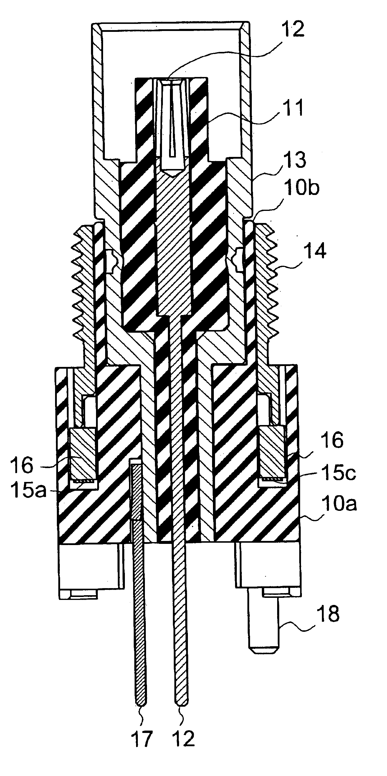 Coaxial connector and manufacture thereof