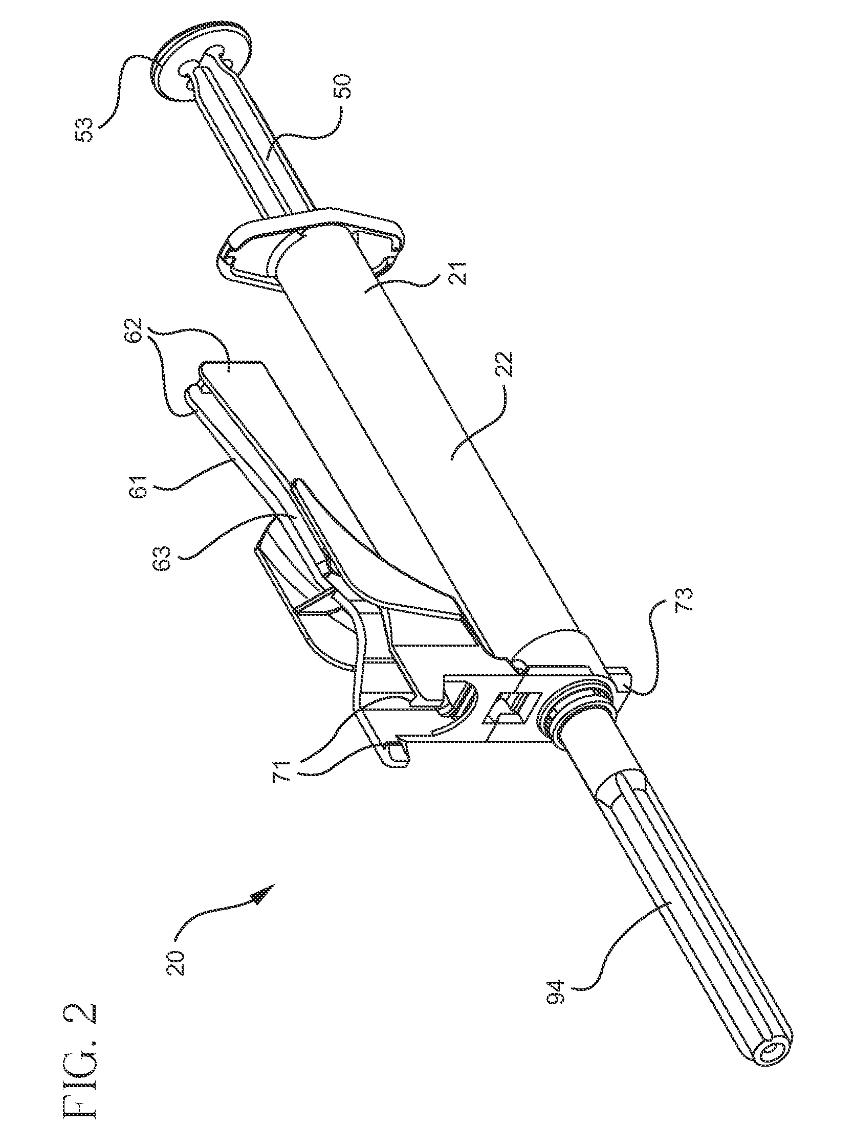 Syringe having a hinged needle shield