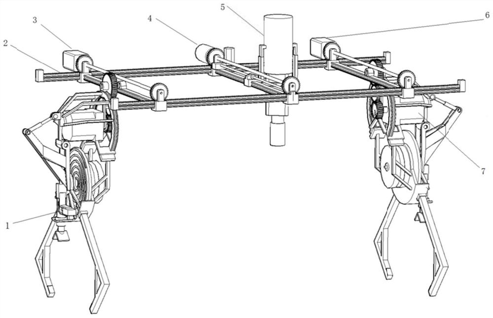 Rotary and planar scanning positioning mechanism