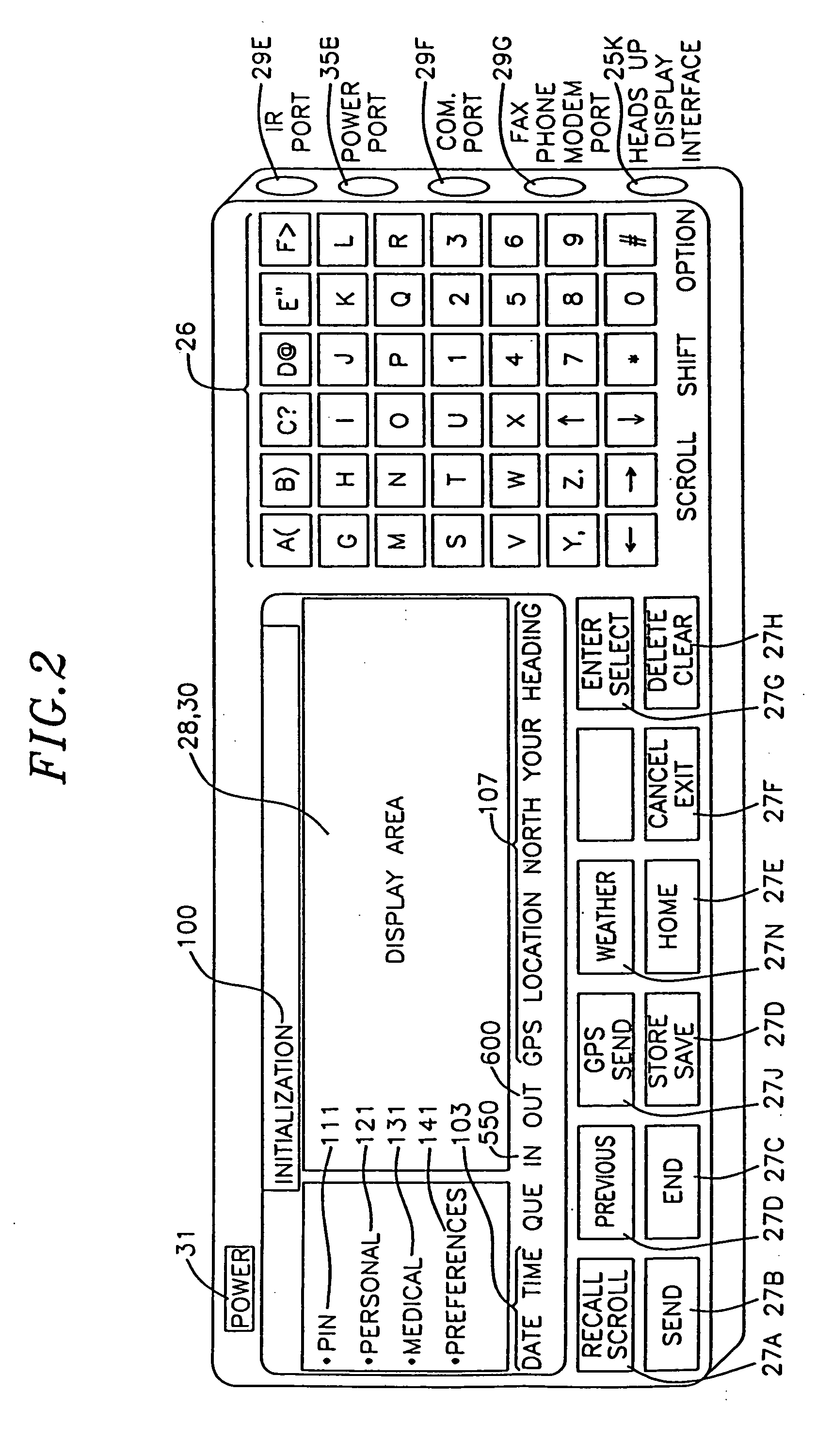 Personal communication system for communicating voice data positioning information