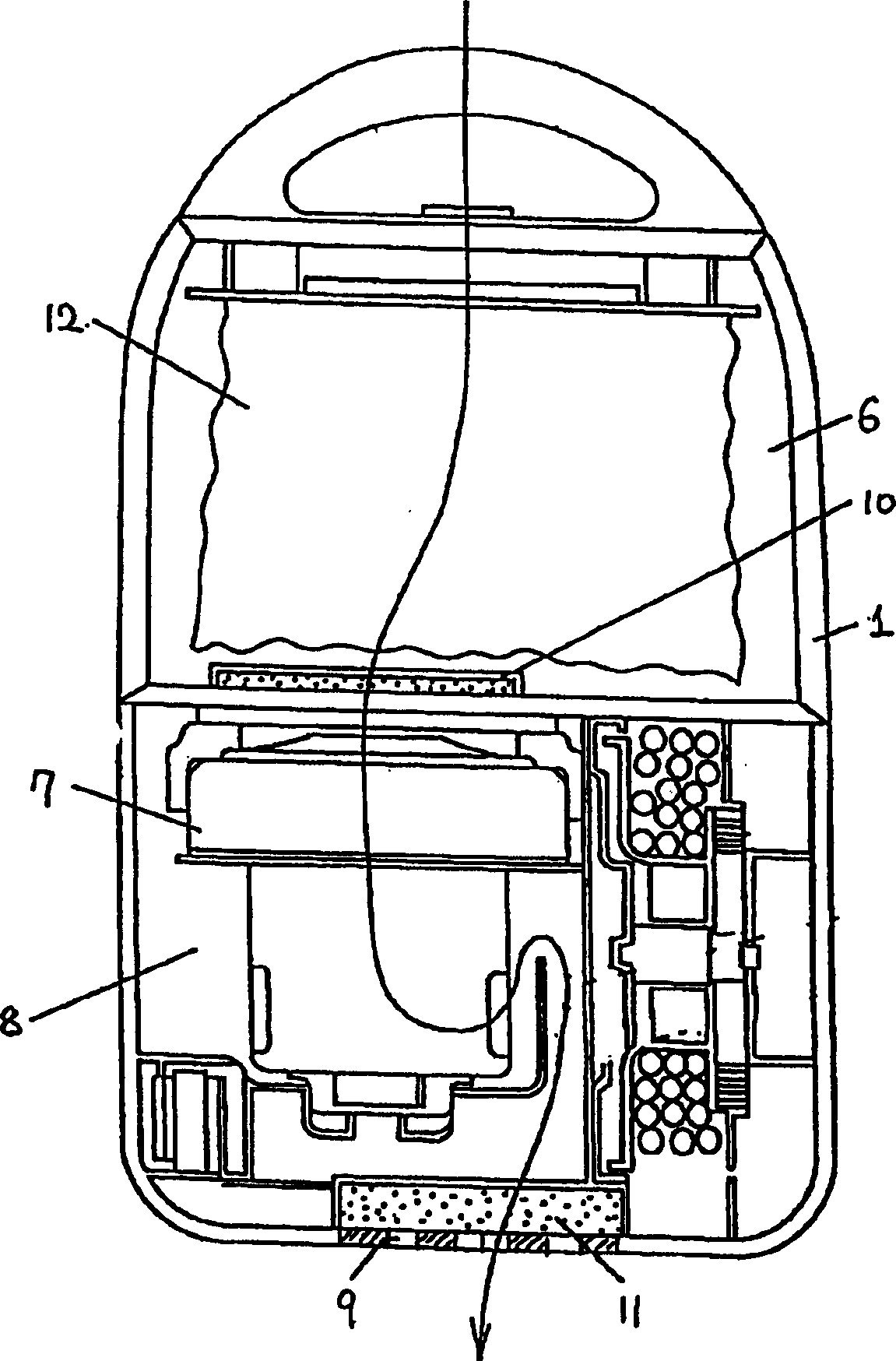 Electric dust remover and head of electric dust remover