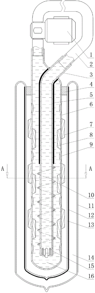 Vacuum tube solar heat collector