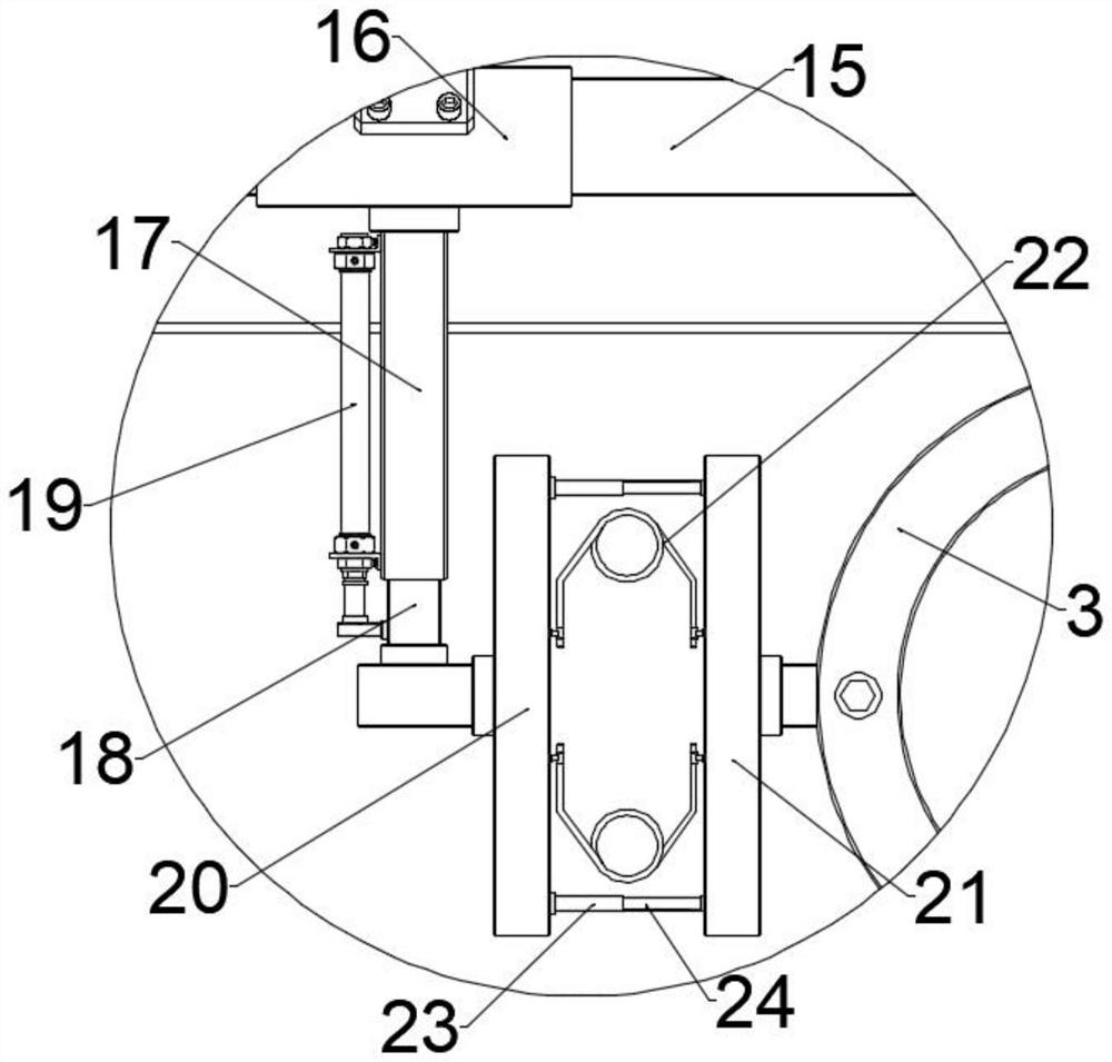 Abdominal cavity negative pressure clamping manipulator and electronic ureter hard mirror