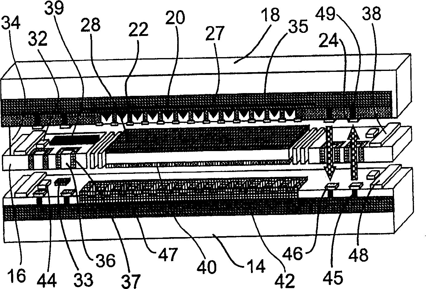 Packing of memory device using electron emitting