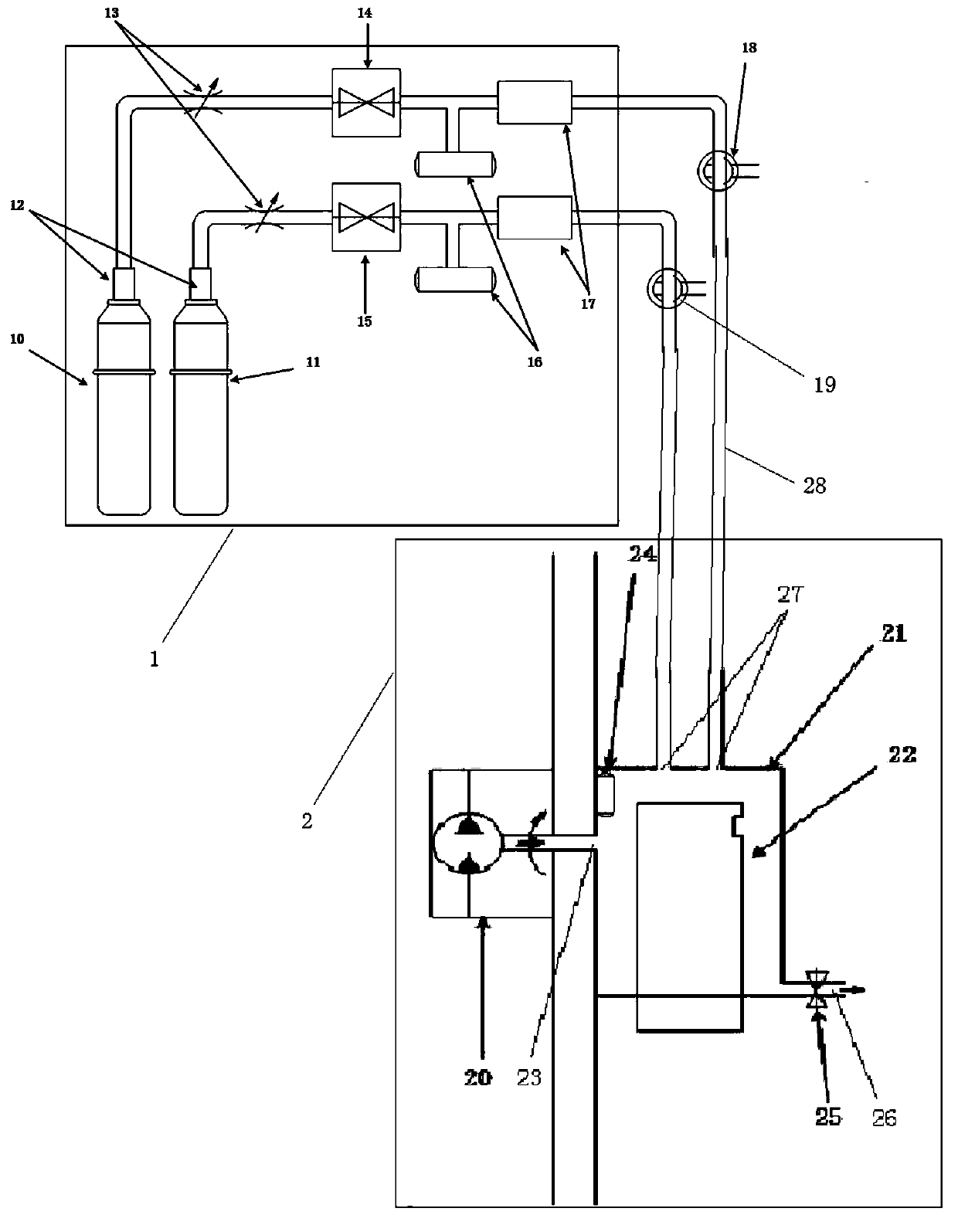 Optical dissolved oxygen sensor in-situ self-calibration device and method