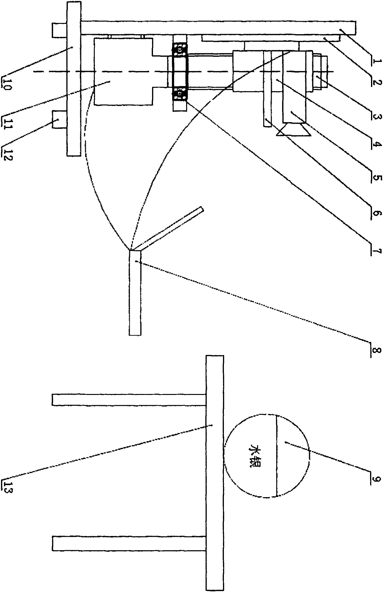 Flatness detecting device based on information fusion technology