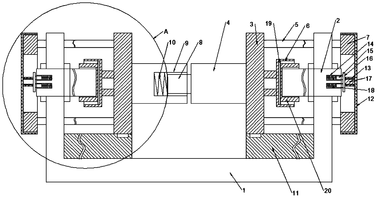 Automobile shock absorber support