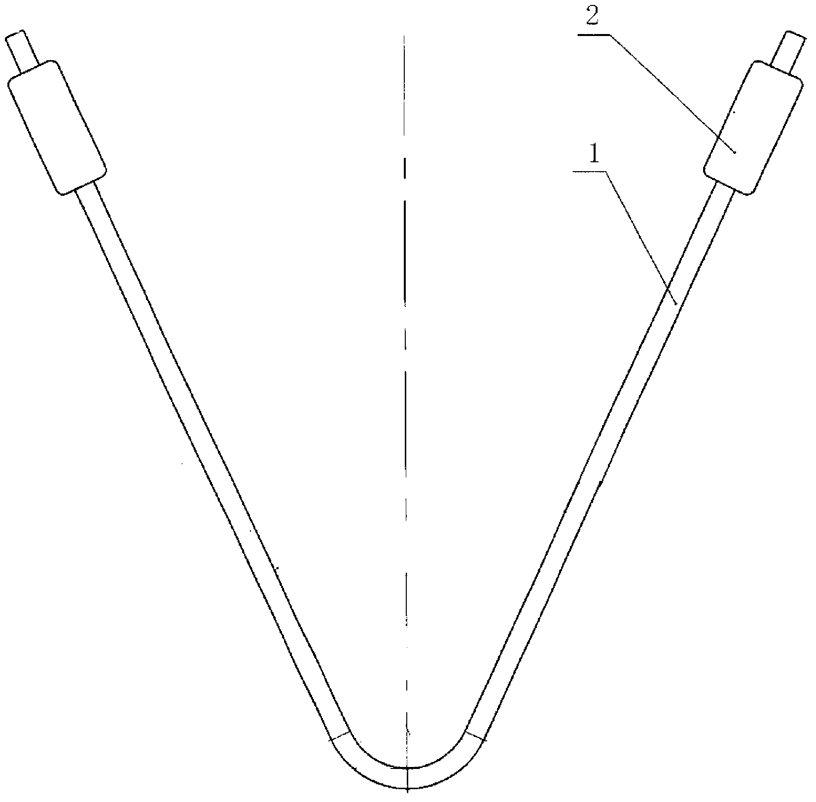 Anti-vibration strip component of steam generator of AP1000 nuclear power unit