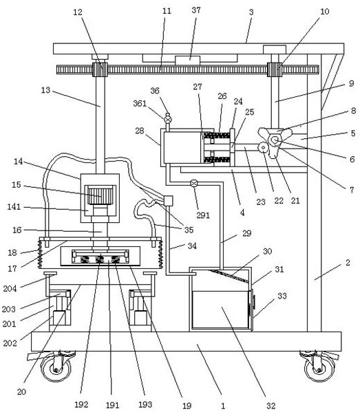 Rapid grinding device for building aluminum plate