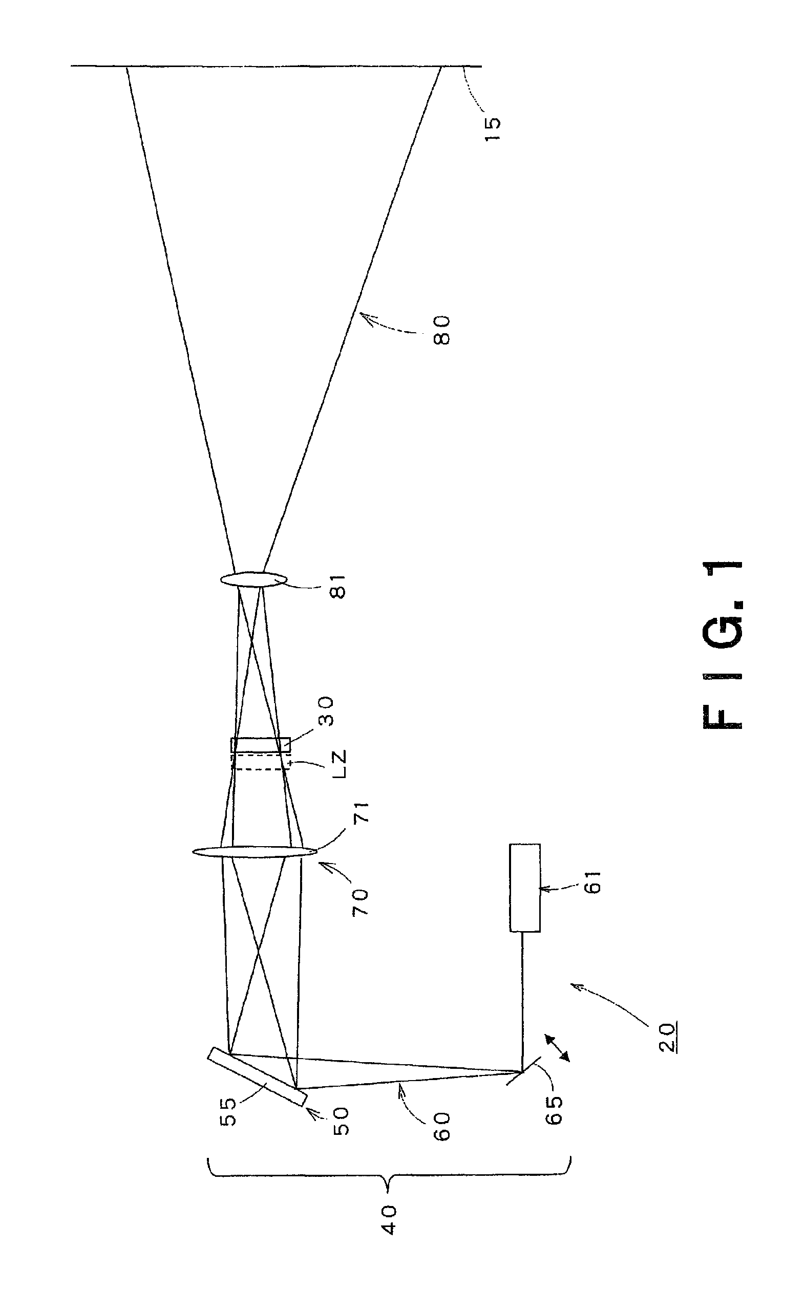 Projection apparatus and hologram recording medium