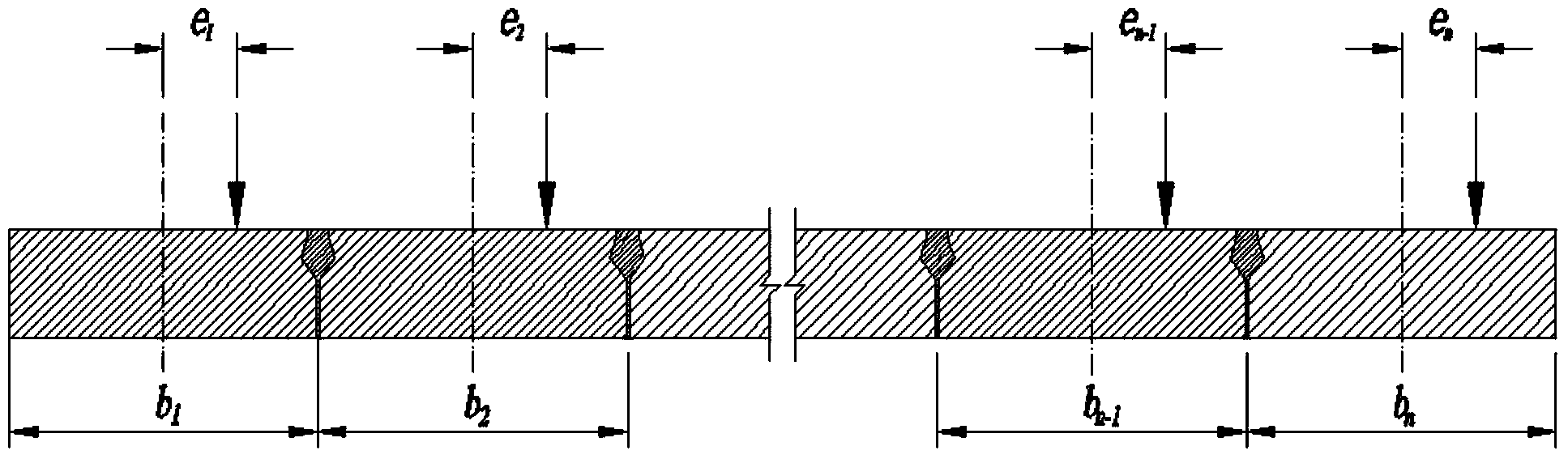 Method for evaluating bending rigidity damage degree of plate girder bridge plate