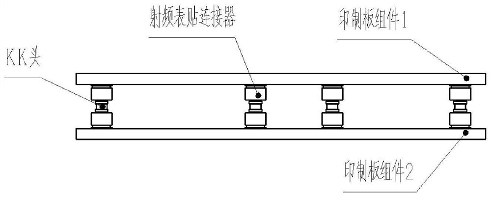 Design method and welding method based on inter-board vertical interconnection printed board assembly