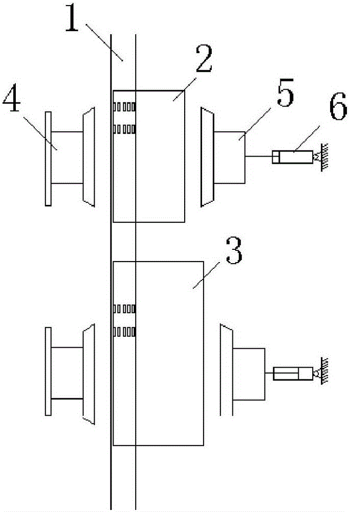 Device applicable to collinear rain drying of different vehicle types