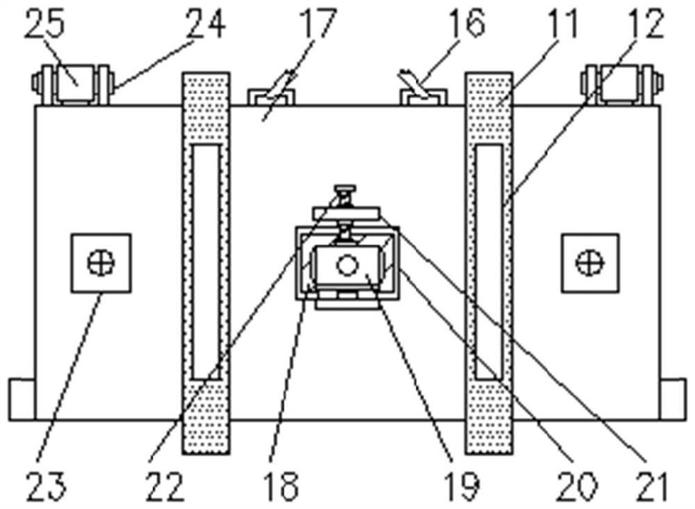 A computer server hardware auxiliary installation and fixing device