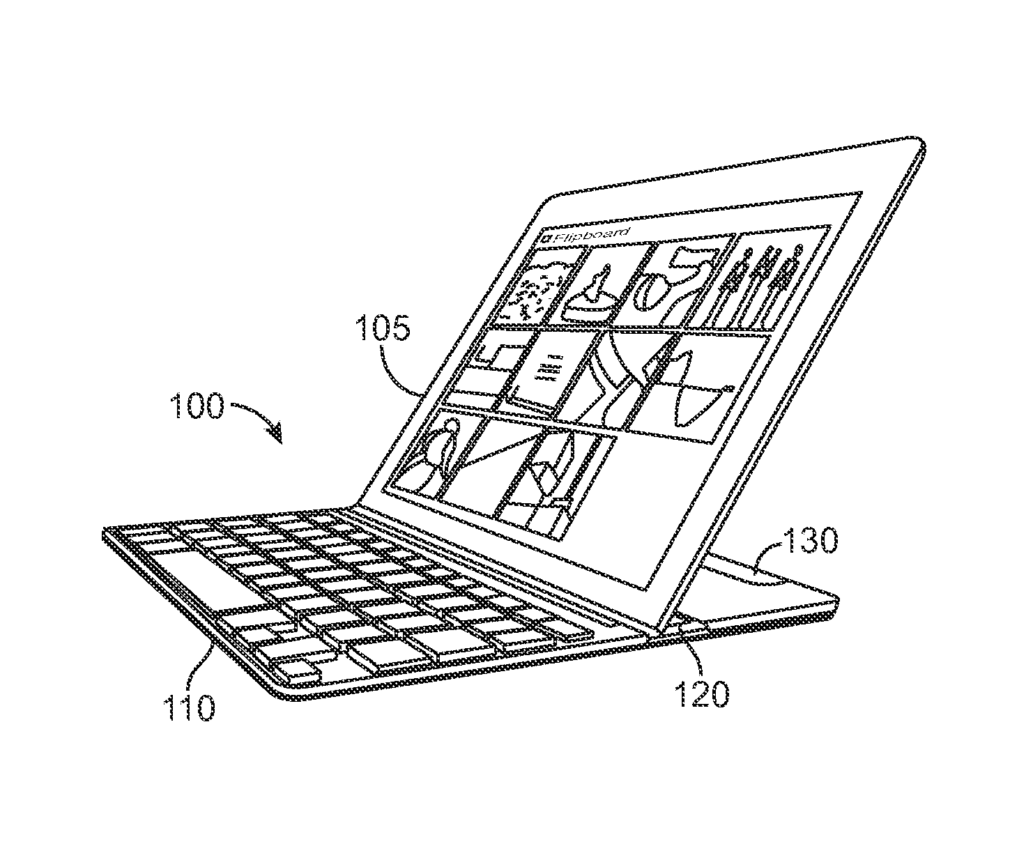 Protective cover for a tablet computer